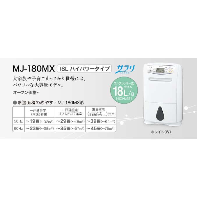 年底出貨免運特惠 最新MITSUBISHI 三菱 MJ 180MX 除濕機衣物乾燥23坪MJ180LX後CORONA參考