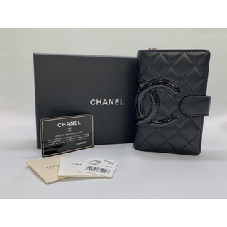 CHANEL 經典康朋羊皮扣式中夾