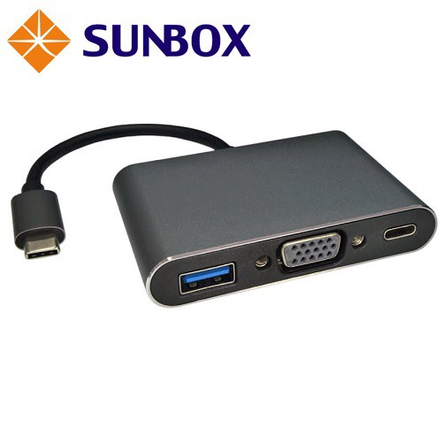 Type-C to VGA／USB3.0／USB PD Dock (UVP300)