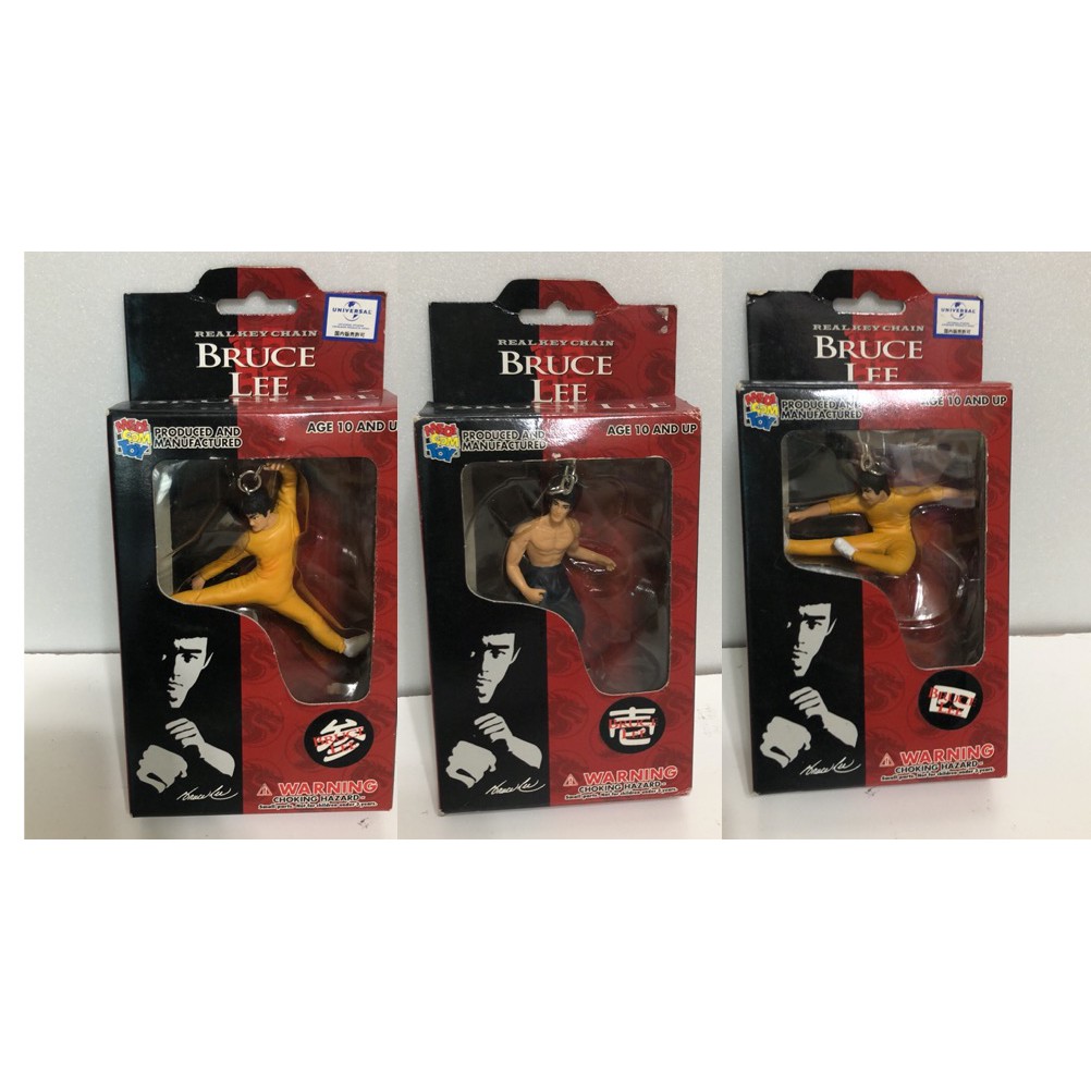 【現貨】全新 李小龍 MEDICOM TOY REAL BRUCE LEE FIGURE 功夫 盒裝鑰匙圈 公仔