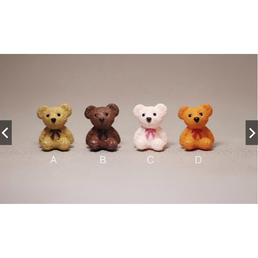 4款 可愛 小熊 泰迪熊 公仔組合 DIY組裝玩具擺件 苔蘚微景觀飾品