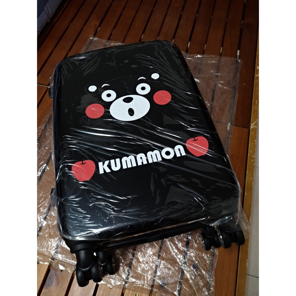 全新 未使用 KUMAMON 熊本熊 24吋 行李箱 (PC材質 飛機輪 兩段式拉桿 密碼鎖)