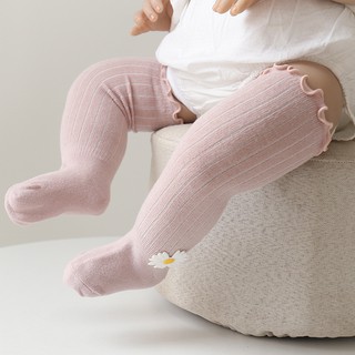 寶寶襪 新生兒襪 嬰兒襪 童襪 坑條襪子 膝上襪 長筒襪 嬰兒膝上襪 嬰兒長襪 女寶可愛襪子 襪子 襪 ACKS-075