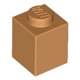 【金磚屋】3005MDNO10 LEGO 樂高零件 磚 Brick 1 x 1 Medium Nougat 10入