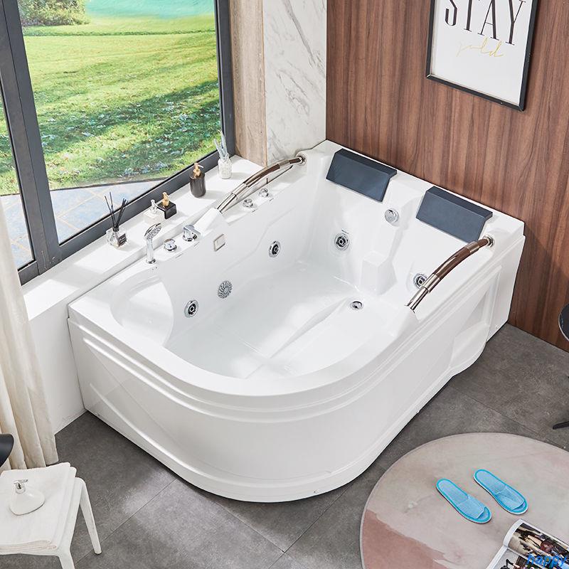 獨立式浴缸酒店家用雙人情侶亞克力浴池網紅按摩浴缸1.7/1.8米happy妹家具
