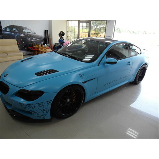 BMW M6 E63 全車貼膜 3M1080 消光藍色 全車犀牛皮 1M M2 M3 M4 M5 X4 X5 X6M