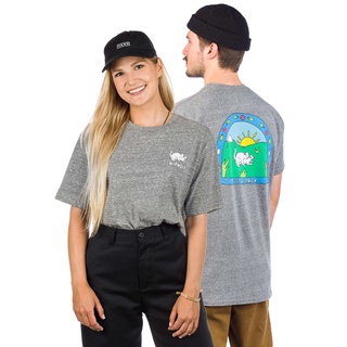 RIPNDIP TWO NERMALS TEE 雪花灰色 短袖T恤 中指貓 台灣總代理-ALL