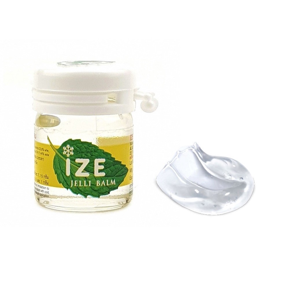 泰國正品/台灣現貨/IZE JELLI BALM/清涼油/薄荷清涼膏/7g/清涼