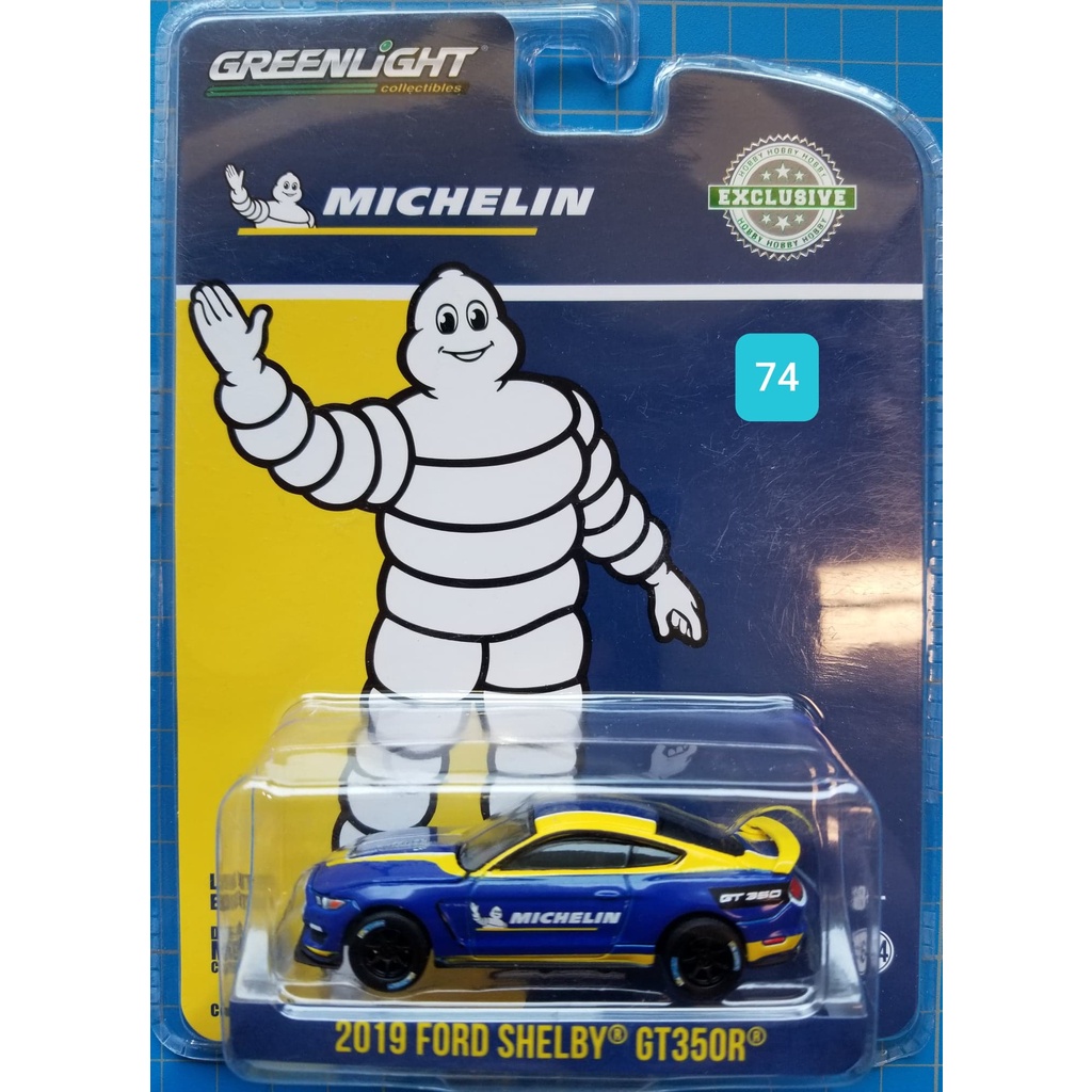 Greenlight 1/64 2019 Ford 福特 Shelby GT350R 米其林輪胎 Car 30186