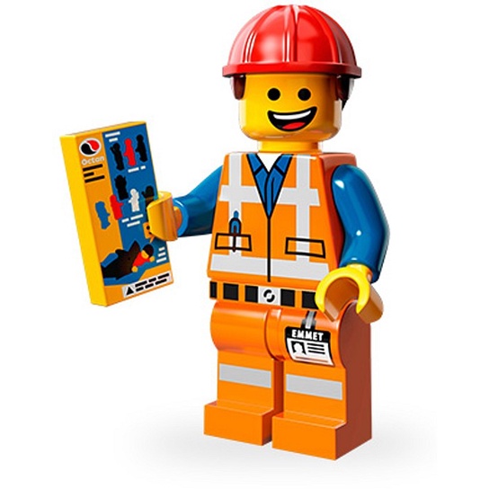 LEGO 樂高 71004 The Lego Movie 樂高玩電影 人偶包 No. 3 艾密特 建築工人 男主角