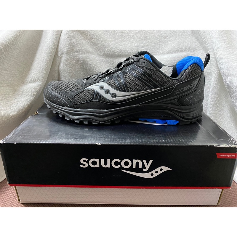 Saucony 男鞋 慢跑鞋 GRID EXCURSION TR 10黑色（us 10.5/EU 44.5）