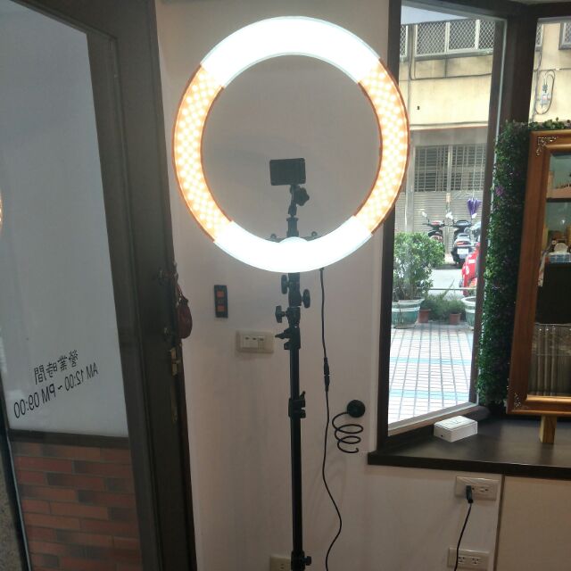 Led 專業環燈+氣壓腳架