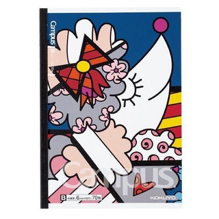 KOKUYO Campus X Romero Britto聯名筆記本/ 點線B罫/ 70P/ 小狗 eslite誠品