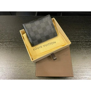 Louis Vuitton LV Damier Graphite 8卡 皮夾 棋盤格紋 9成新