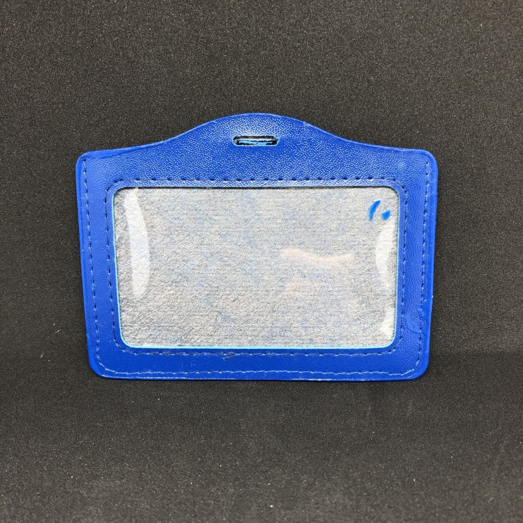 橫式 藍 捷運卡套 悠遊卡套 證件套 票卡夾 識別証 識別套 卡套