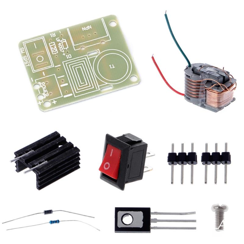 Sel 15KV 高頻直流高壓電弧點火發電機逆變器升壓變壓器 3.7V DIY 套件