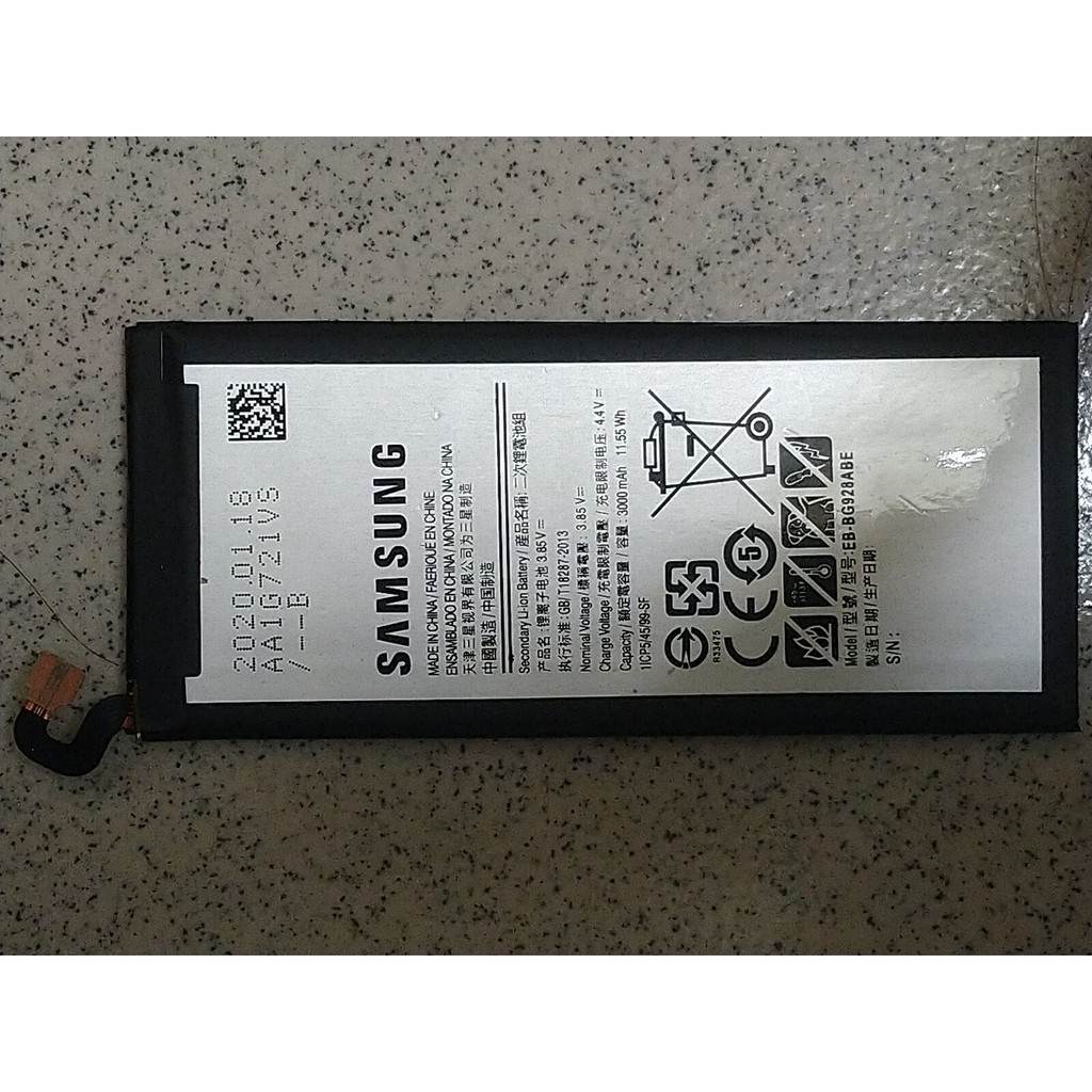 全新 SAMSUNG 三星 手機型號:S6 EDGE + 型號:EB-BG928ABE 內置電池