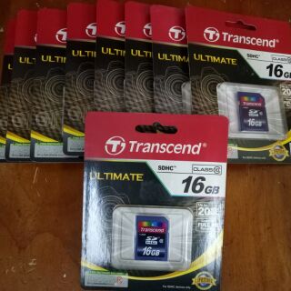 《全新》創見 頂級 16G SDHC記憶卡Ultimate CLASS10 16GB FULL HD TRANSCEND