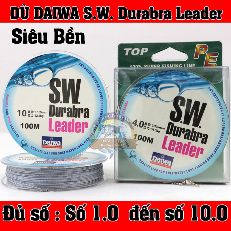 Daiwa SW Durabra Lead 超耐用降落傘線 100m