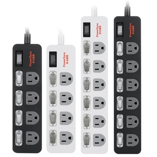 群加PowerSync【臺灣製】5開4插/7開6防雷抗搖擺延長線/2色/1.8M