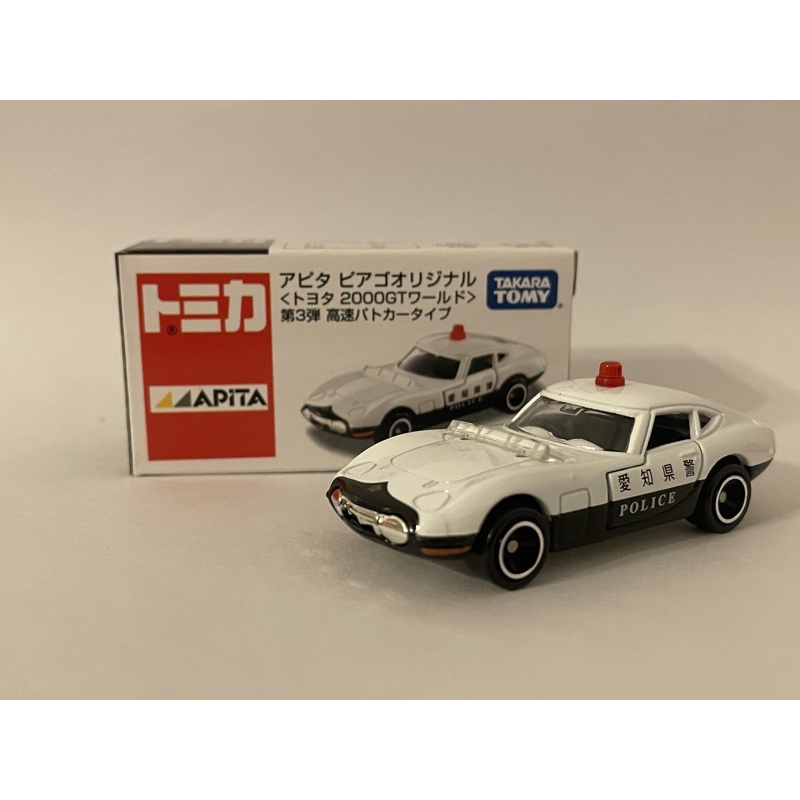 TOMY TOMICA 多美 APITA系列 第3彈 TOYOTA 2000GT 愛知縣警視廳 高速