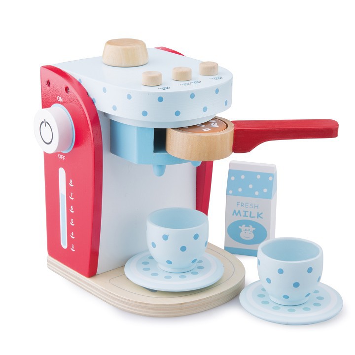 荷蘭 New Classic Toys 木製廚具 - 木製家家酒咖啡機