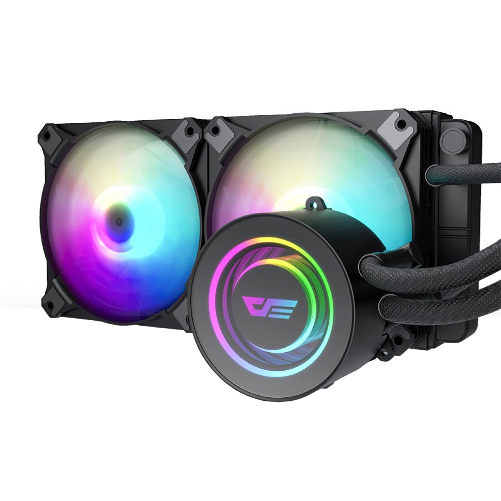 darkFlash DX240 A-RGB 一體式水冷CPU散熱器-黑色