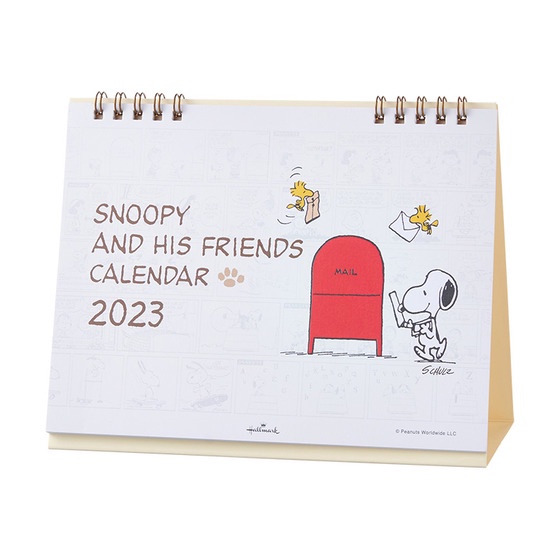 Me日本代購-預購 Snoopy 史努比 2023年 最新款桌曆 年曆 行事曆