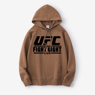 UFC 格鬥 長袖連帽上衣 泰拳 拳擊運動 大尺碼 長袖帽T 口袋帽T 情侶裝 大學T 團體服 隊服