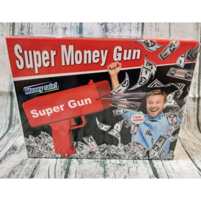 現貨當天出 鈔票噴錢槍Super Money Gun 噴錢槍 鈔票槍 噴鈔槍 尾牙派對遊戲 交換禮物 附電池拿到直接玩