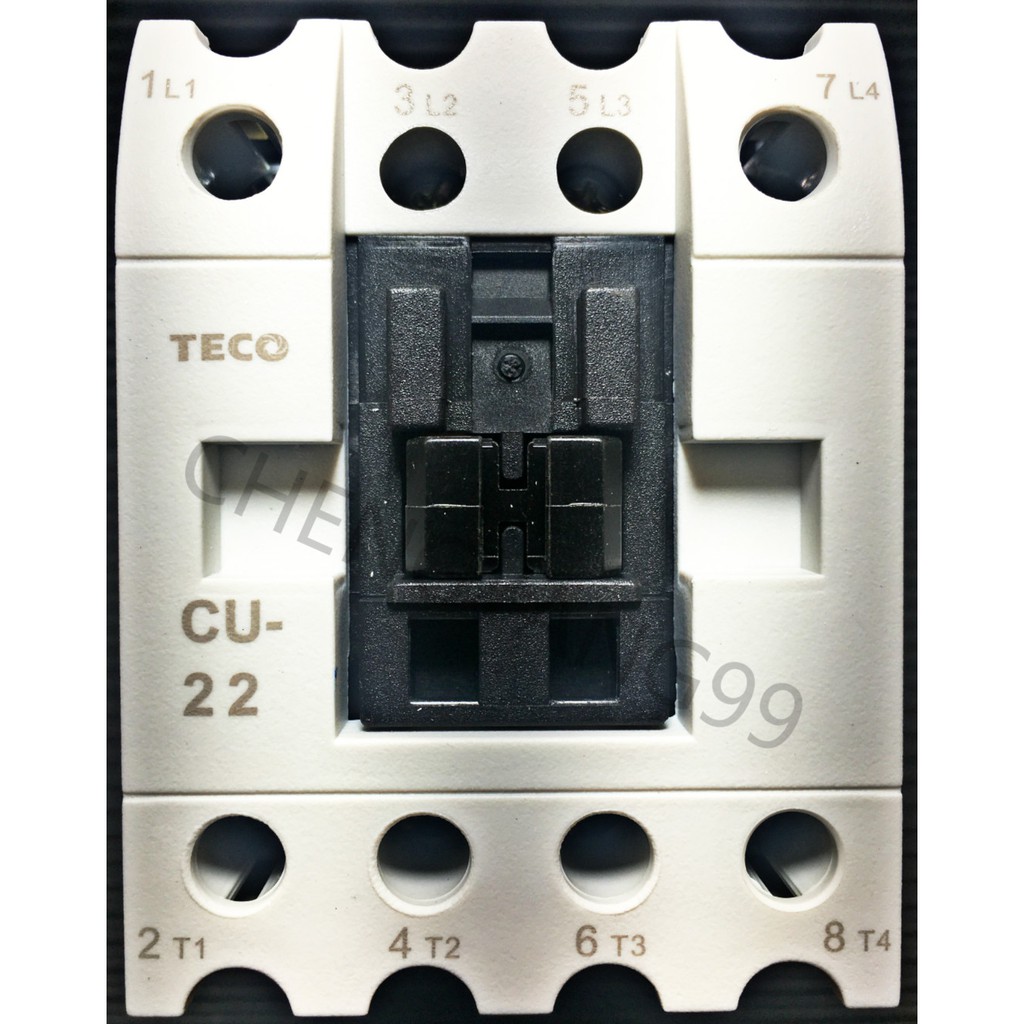 東元 TECO CU-22/4P CU22/4P電磁接觸器 接觸器 電磁開關 電熱用