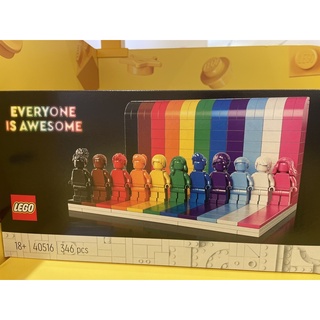 樂高 LEGO 40516 Everyone Is Awesome彩虹人 全新未拆，高雄可面交