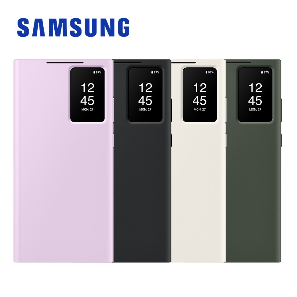SAMSUNG Galaxy S23 Ultra 原廠全透視感應 卡夾式保護殼 現貨 廠商直送