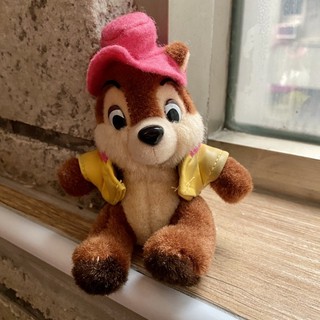「古厝GU CHU 」迪士尼奇奇蒂蒂 雙胞胎奇奇🐿 早期 復古 老物 懷舊 二手 絨毛娃娃 吊飾