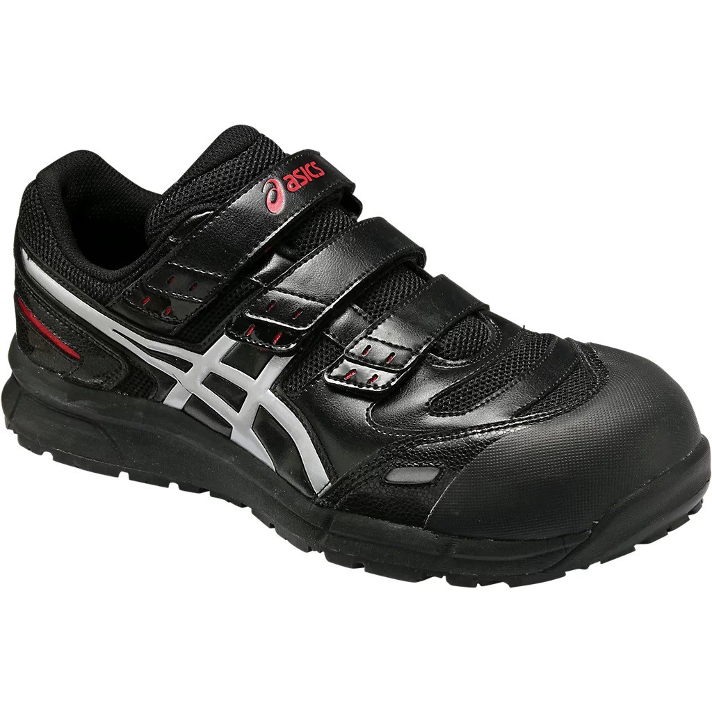 ASICS CP102 塑鋼安全鞋-✈日本直送✈(可開統編)-共三色-黑色 x 銀色