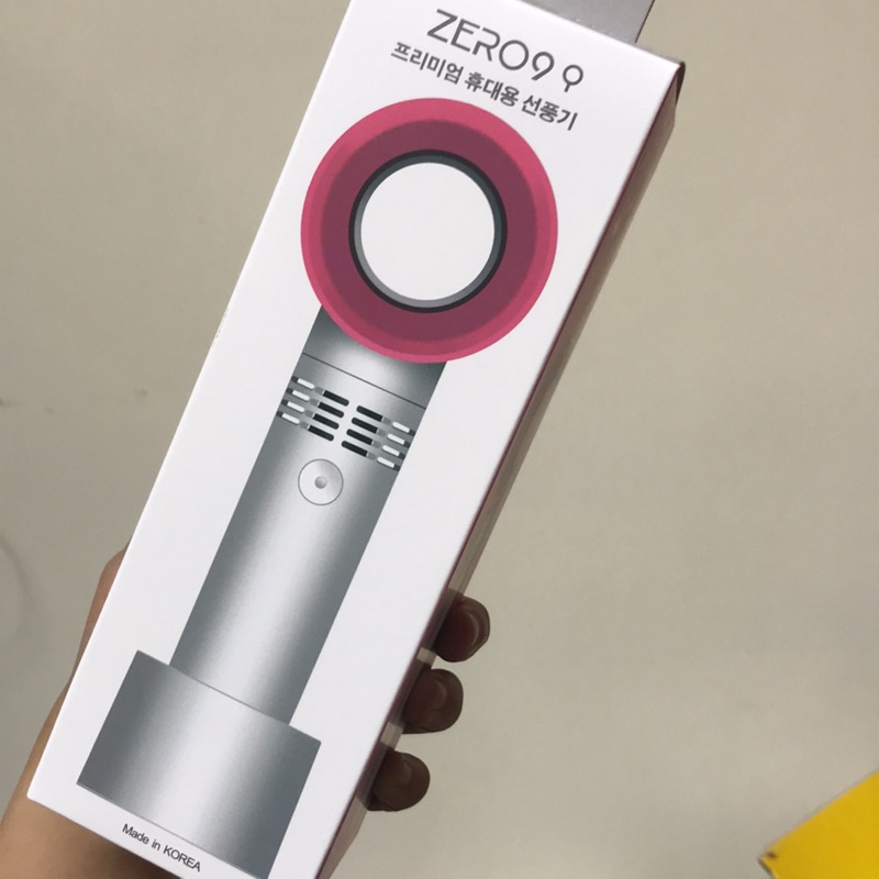 韓國 Zero9 無葉風扇 手持輕量 好攜帶 兒童安全風扇 USB充電