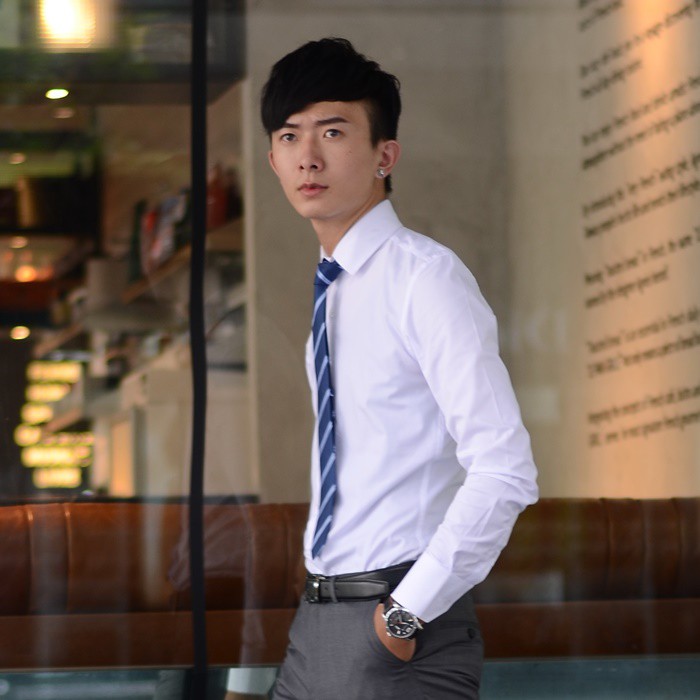 領帶屋手工自製 白襯衫 為150公分身高定制 台北現貨  寬窄5種版型 799元