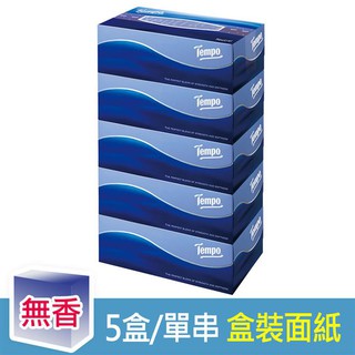 ((免運費)) Tempo三層盒裝面紙-天然無香(86抽x5盒/袋)*6袋 002