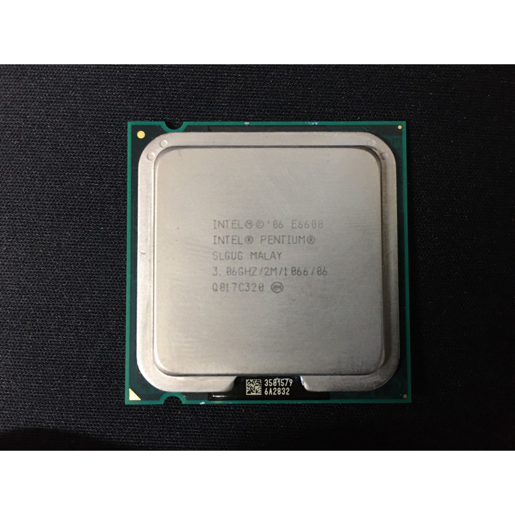 Intel Pentium E6600 2M快取、3.06G、1066MHz