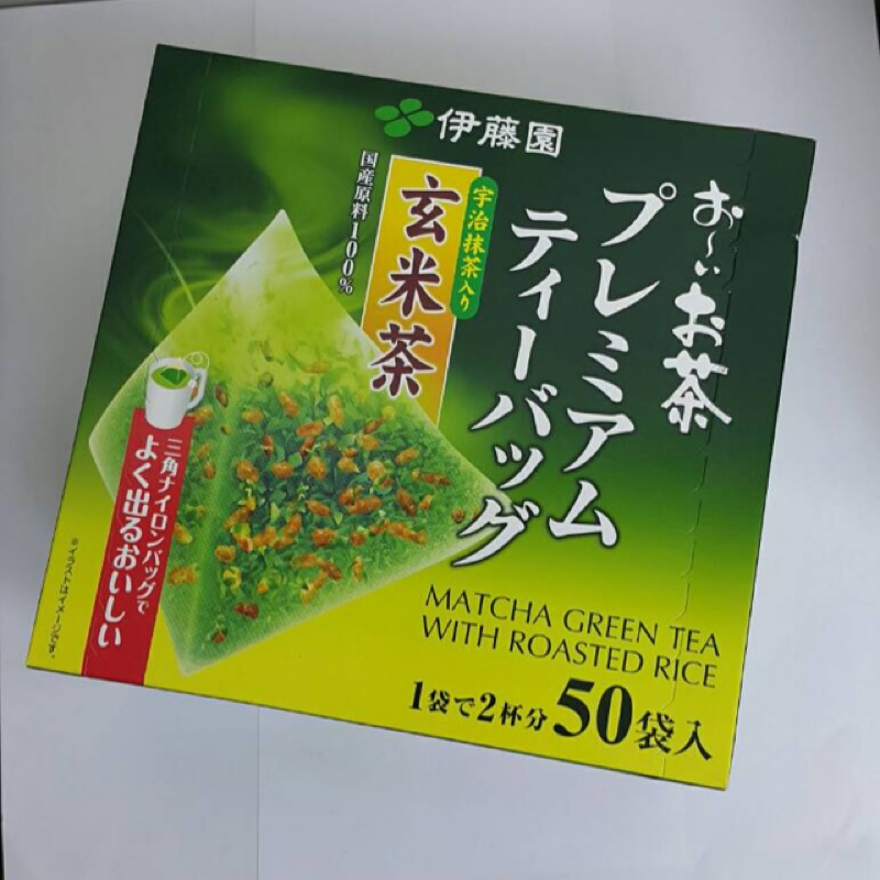 【日本進口】伊藤園抹茶入玄米茶（三角茶袋）