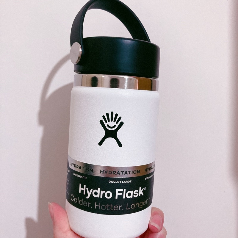 《全新》【Hydro Flask】12oz 355ml 經典白 美國不鏽鋼保溫保冰瓶 保冷保溫瓶