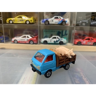 Tomica 絕版美品日製日本製no 39黃頭白內裝豬車附2隻日本製豬隻中古品 蝦皮購物