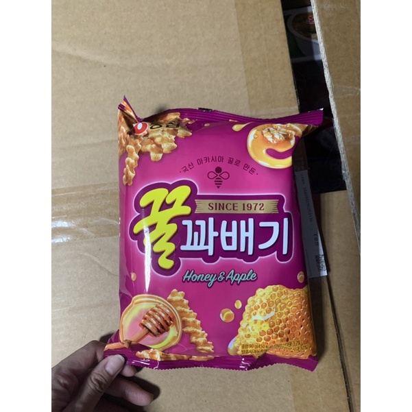 韓國 蜂蜜 麻花捲 卡滋卡滋 餅乾 現貨