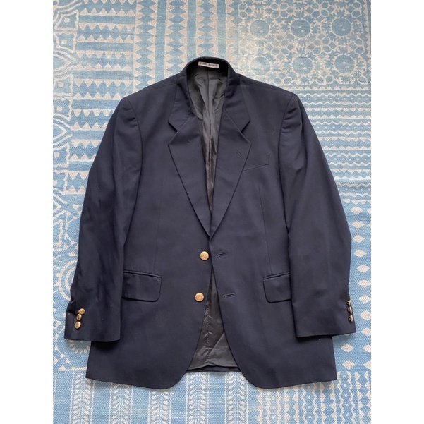 PIERRE BALMAIN PARIS NAVY BLAZER 深藍色 海軍藍 金釦 古著 常春藤風格 西裝外套