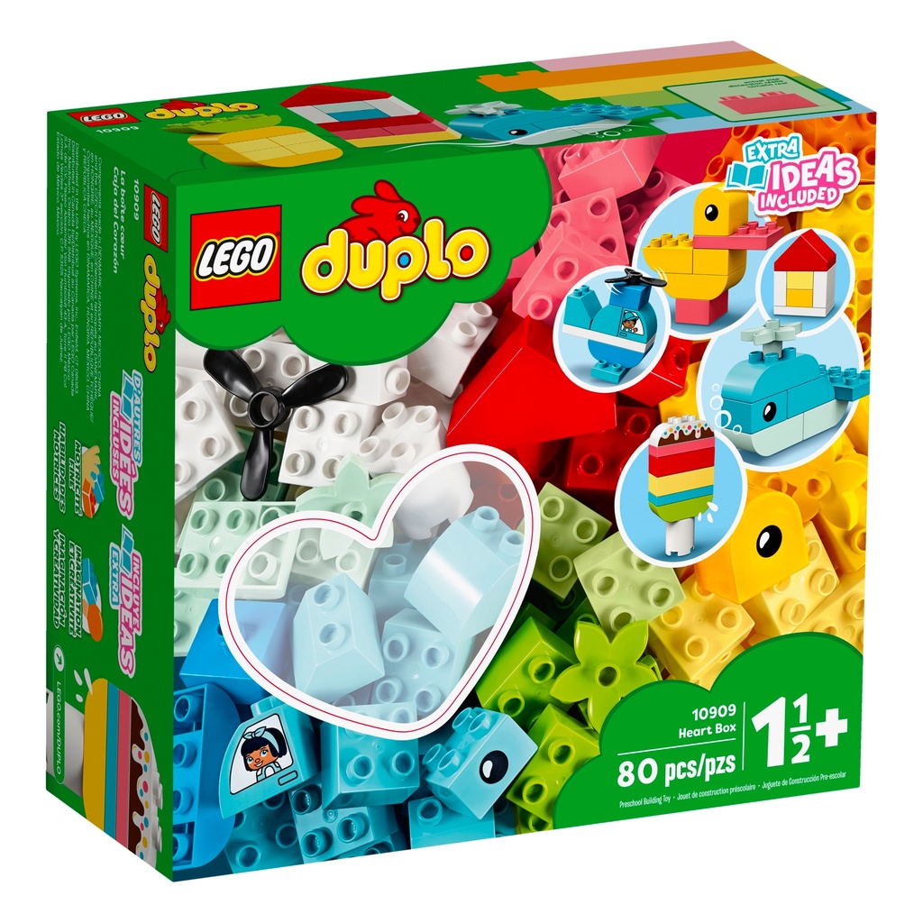 LEGO 10909 心型盒 得寶系列 【必買站】樂高盒組