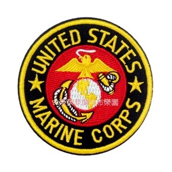 榮榮夢蘭布樂園＊美國海軍陸戰隊＊509/ED＊熨燙徽章、燙貼布、臂章、電繡、燙布、布貼、刺繡貼花、DIY手工藝