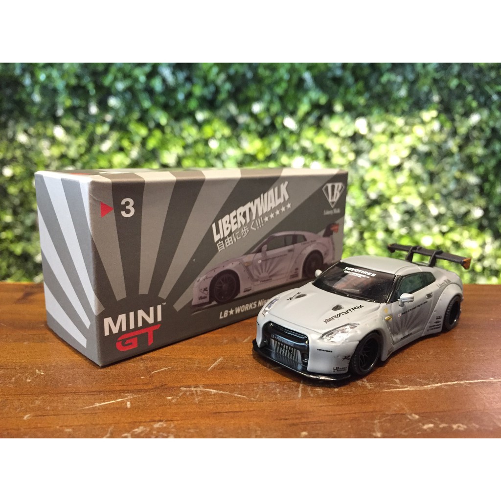 1/64 Mini GT LB Works Nissan GTR R35 Grey MGT00003【MGM】