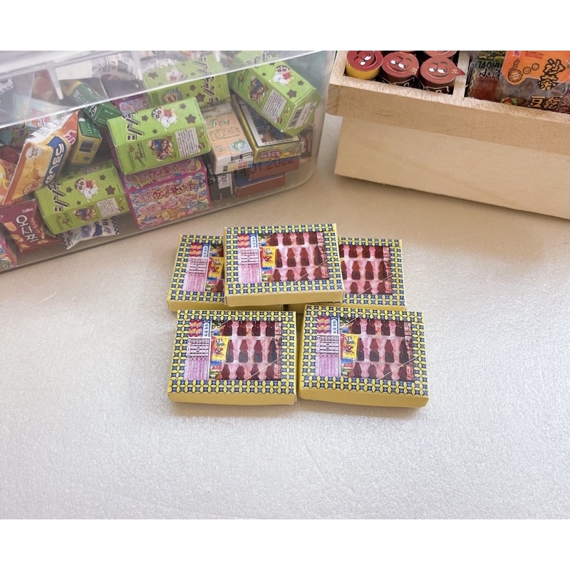 微縮 袖珍 迷你 古早味柑仔店 可樂糖 橡皮糖抽抽樂 場景擺拍 1/12