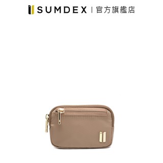 Sumdex｜零錢鑰匙收納包 NOA-785TN 褐色 官方旗艦店