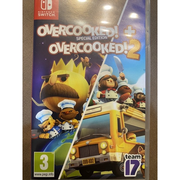 現貨 NS 煮過頭2 煮過頭1+2 合輯 繁體中文亞版 煮過頭 Switch Overcooked 2 胡鬧廚房